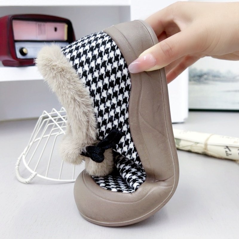 秋冬新款一脚蹬休闲棉鞋老北京布鞋棉鞋加绒加厚保暖中老年棉鞋,淘宝优惠券,粉丝福利购,淘宝优惠卷