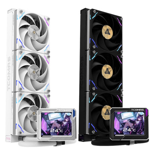 钛钽LG600 LG700PRO LX800PRO CPU一体式360水冷散热器IPS屏幕显 - 图2