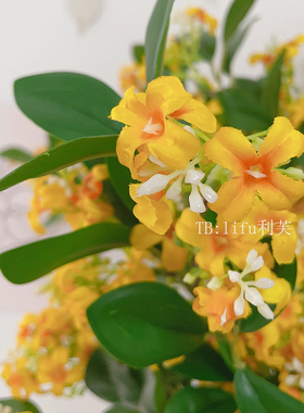桂花餐厅花艺夜来香仿真花