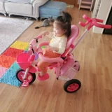 Hello kitty, детский складной велосипедный трехколесный велосипед, детская коляска, Южная Корея, 0-6 лет