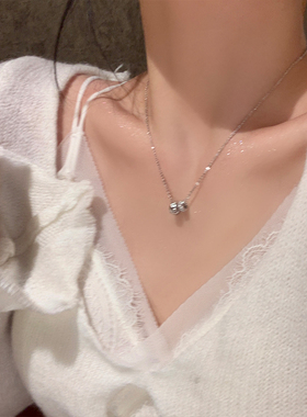 纯银小蛮腰项链高级感锁骨颈链