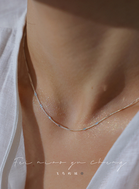 素链简约项链女2025新款爆款