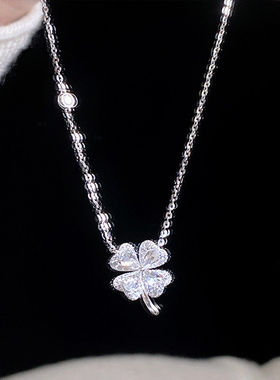 四叶草吊坠项链女2026新款