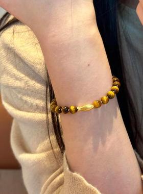 锦鲤仿虎眼石手链女生款