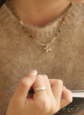 气球小狗串珠项链女款2025新款