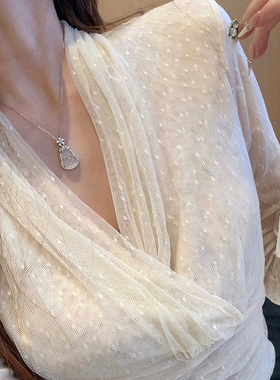 仿白玉髓福禄~葫芦项链女款