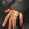 Silver matte plain ring for women 2026 new style stacking wear