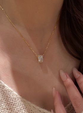 金色小蛮腰吊坠项链女配饰高级感