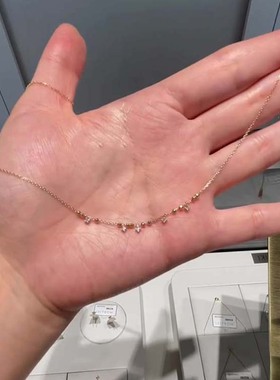 满天星仿闪钻项链女气质百搭颈链