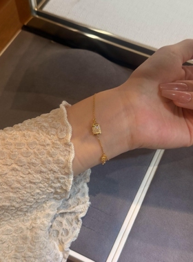 金色秘钥锁手链女款2026新款爆款