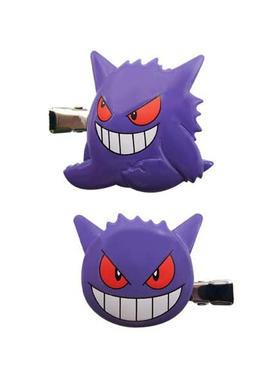pokemon日本正版耿鬼发夹