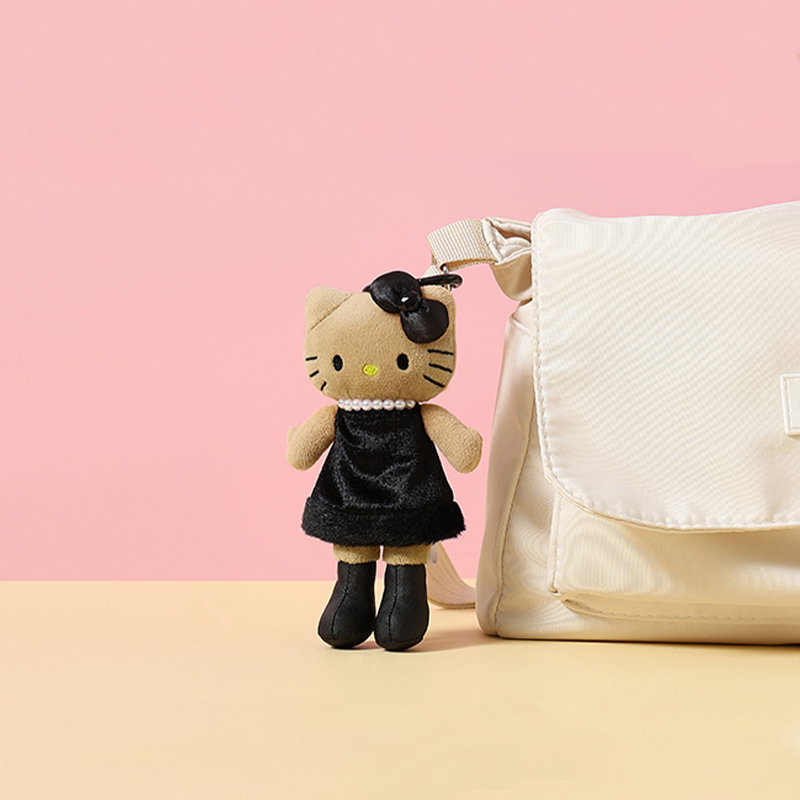 日本hellokitty正版长腿凯蒂猫kt猫公仔玩偶毛绒包包挂件小挂饰 - 图2