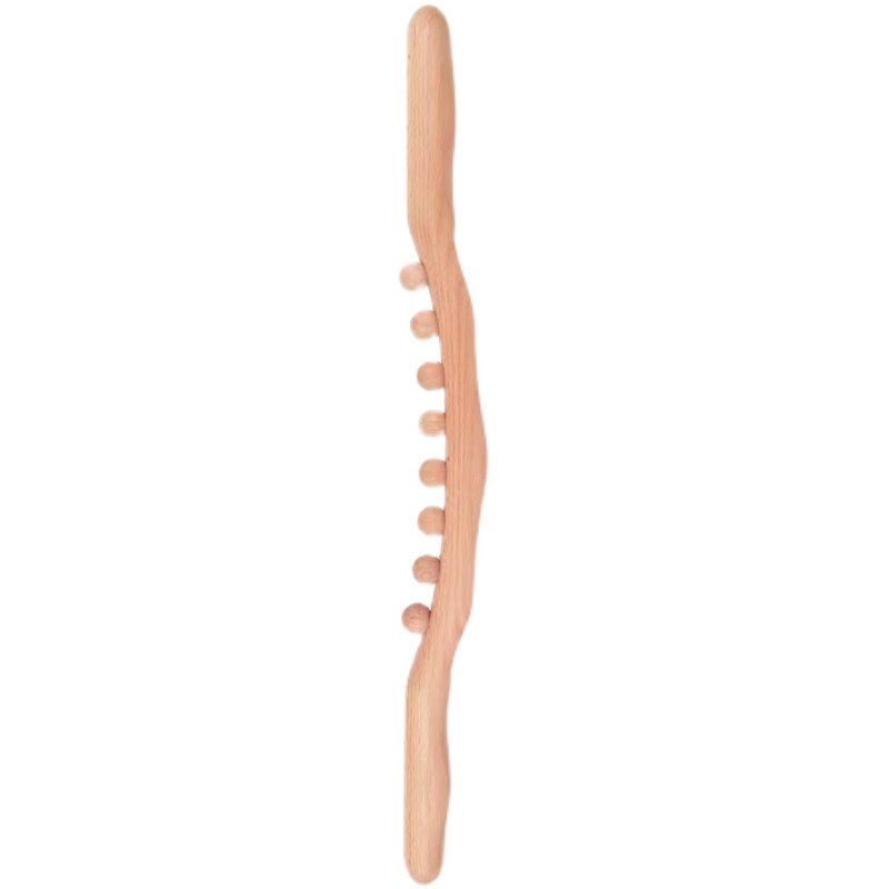 木质滚轮按摩器材九轮按摩棒瑜伽棒肚皮腹部后背腿部保健经络家用,淘宝优惠券,粉丝福利购,淘宝优惠卷