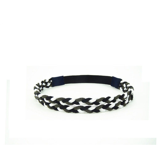 Anti-sweat, anti-slip exercise, sweat-absorbing headband, men and women braided running yoga elastic hair accessories hair belt