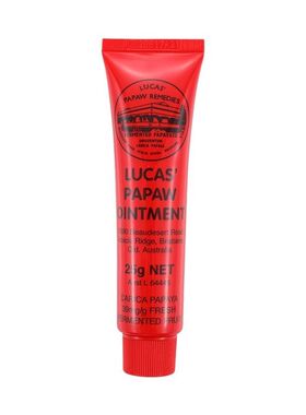 澳洲原装Lucas 番木瓜膏保湿滋润万能婴儿霜唇膜去死皮淡化唇纹