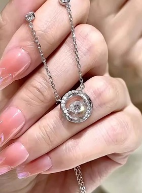 鞠婧祎同款莫比乌斯三秒心动项链