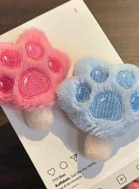 爪爪冰棍发夹毛绒疯狂卡通动物城