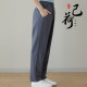 Jihe versatile ແອວ elastic trousers versatile ແລະ pants linen
