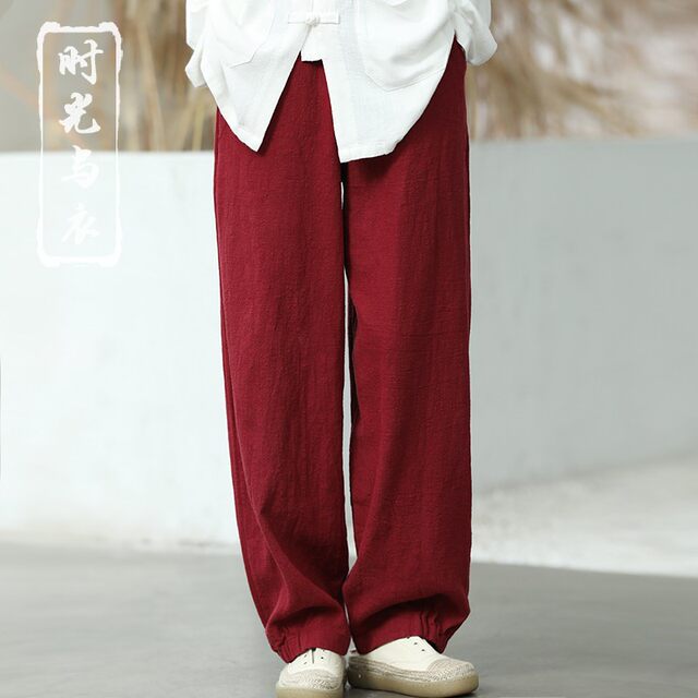 Jihe ວ່າງຂາໄຂມັນ trousers tai chi pants