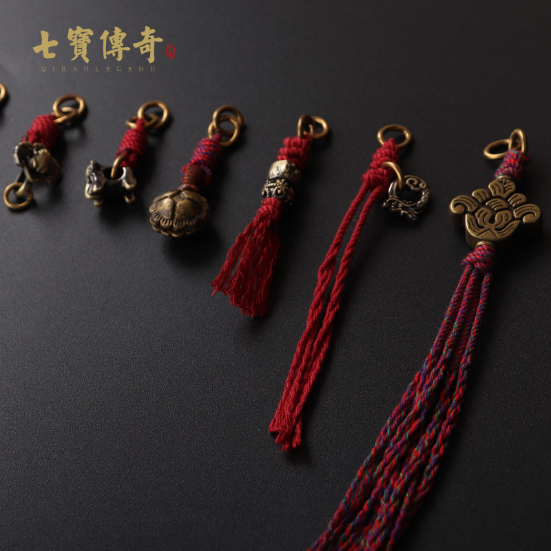 原创设计铜藏式小挂件 手串项链侧挂配饰 包钥匙扣小提溜挂饰 - 图2