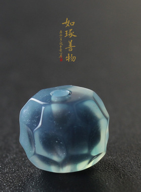 糖心玛瑙无相老型桶珠手串配珠