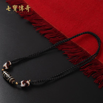 (One figure) Tibets Three Eye Celestial Beads Necklace Tibetan Beads Sweater Chain Pendant for Men and Women Original Ornaments