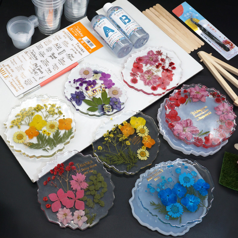 水晶滴胶硅胶模具小吊坠钥匙扣配件干花标本吊牌diy自制材料套装,淘宝优惠券,粉丝福利购,淘宝优惠卷