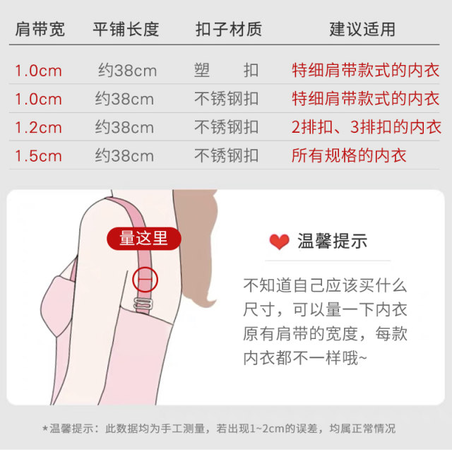ອຸປະກອນເສີມ Bra! buckle ສະແຕນເລດສາຍບ່າທີ່ເບິ່ງເຫັນໂປ່ງໃສ