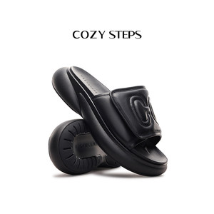 COZY STEPS可至夏季新品轻氧回弹氧气鞋厚底舒适拖鞋男式凉鞋6044