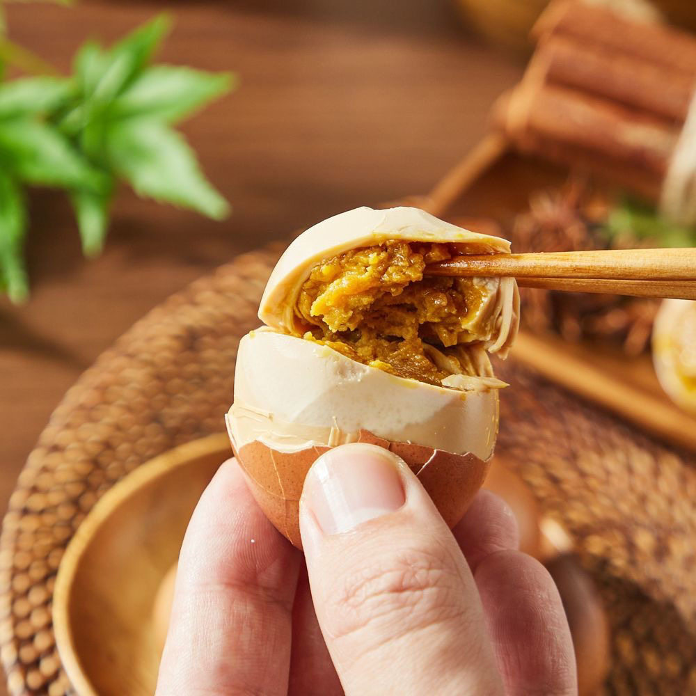 而初53°麻酱鸡蛋咸鸡蛋起沙鸡蛋流油即食五香新鲜真空包装独立包,淘宝优惠券,粉丝福利购,淘宝优惠卷