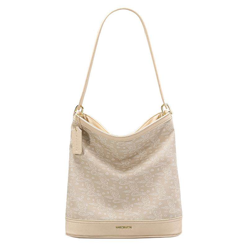 GUIMISIYU原创水桶包2025新款小众高级感红色婚礼百搭单肩手提包,淘宝优惠券,粉丝福利购,淘宝优惠卷