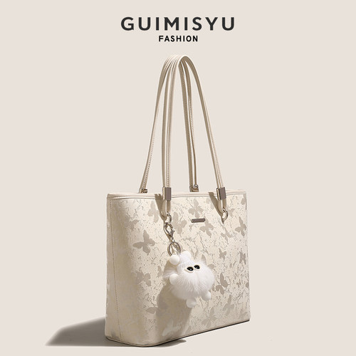 GUIMISIYU2026新款原创托特包包大容量休闲通勤单肩包手提腋下包 - 图0