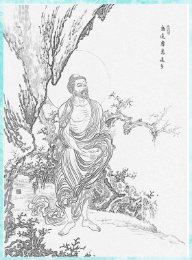 3佛像工笔画底稿药师燃灯古佛