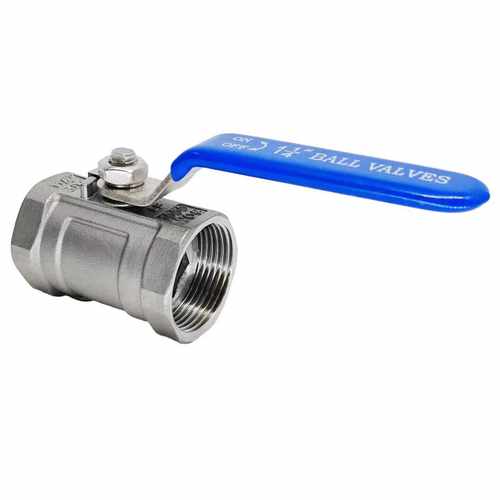 Q11F-16P 304不锈钢一片式球阀 螺纹球阀 不锈钢球阀DN8/10/15/20 - 图0