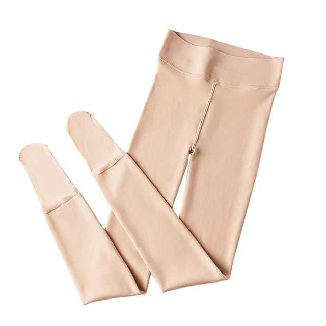 Thin trousers, water-glossy, crotch-proof, natural slimming socks