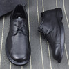 Foreign trade leather shoes for men in spring and autumn, versatile lace-up soft leather men's shoes, business casual trendy first-layer cowhide men's shoes