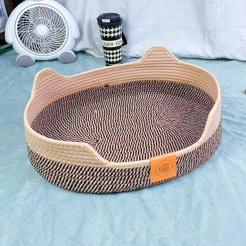 【直播专享】猫窝冬季保暖藤编猫抓板四季通用耐抓垫子编织猫窝,淘宝优惠券,粉丝福利购,淘宝优惠卷