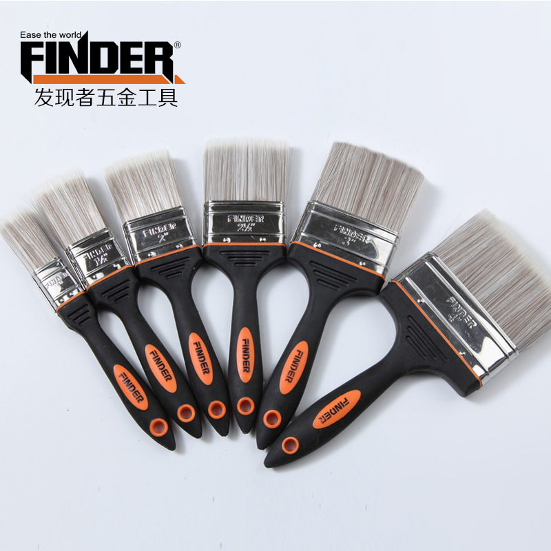 FINDER/发现者油漆刷毛刷涂料刷子无痕排刷车用扫灰清洁仿猪毛刷 - 图2