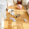 Cost-effective crystal velvet living room floor mat blanket cushion