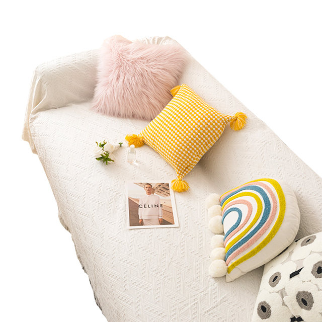 Crane ins living room sofa blanket Nordic cover