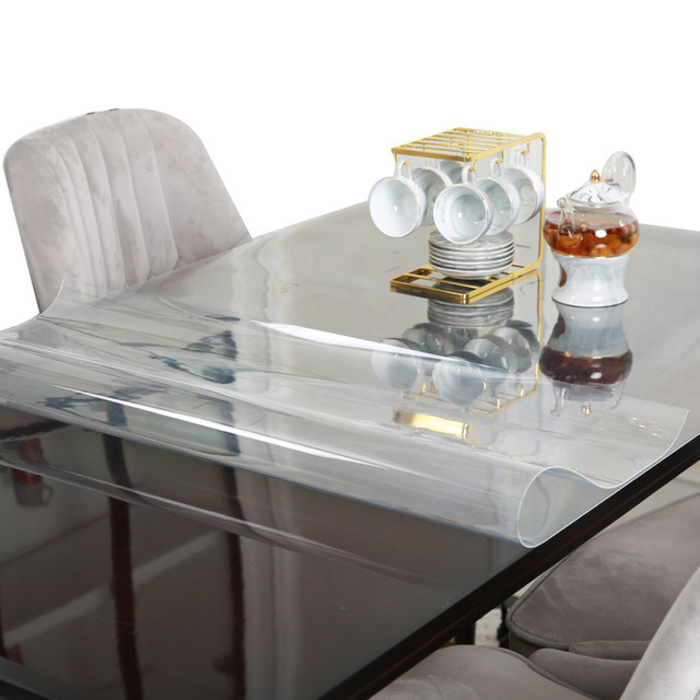 Odorless soft glass PVC transparent waterproof and oil-resistant tablecloth