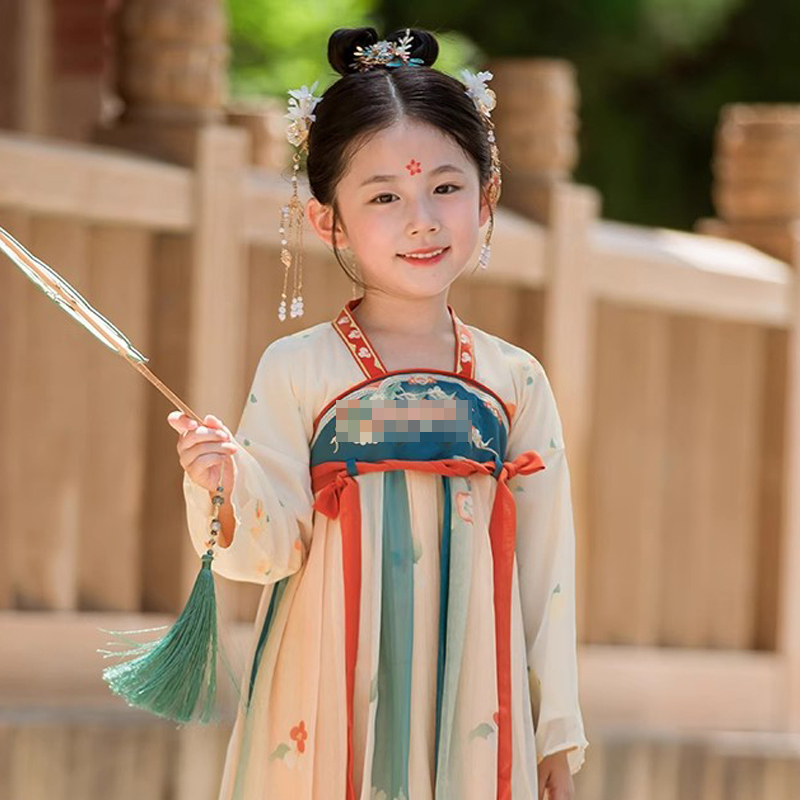 儿童花钿眉心贴女孩宝宝额头印花纹身贴纸成人汉服古装古风美人贴