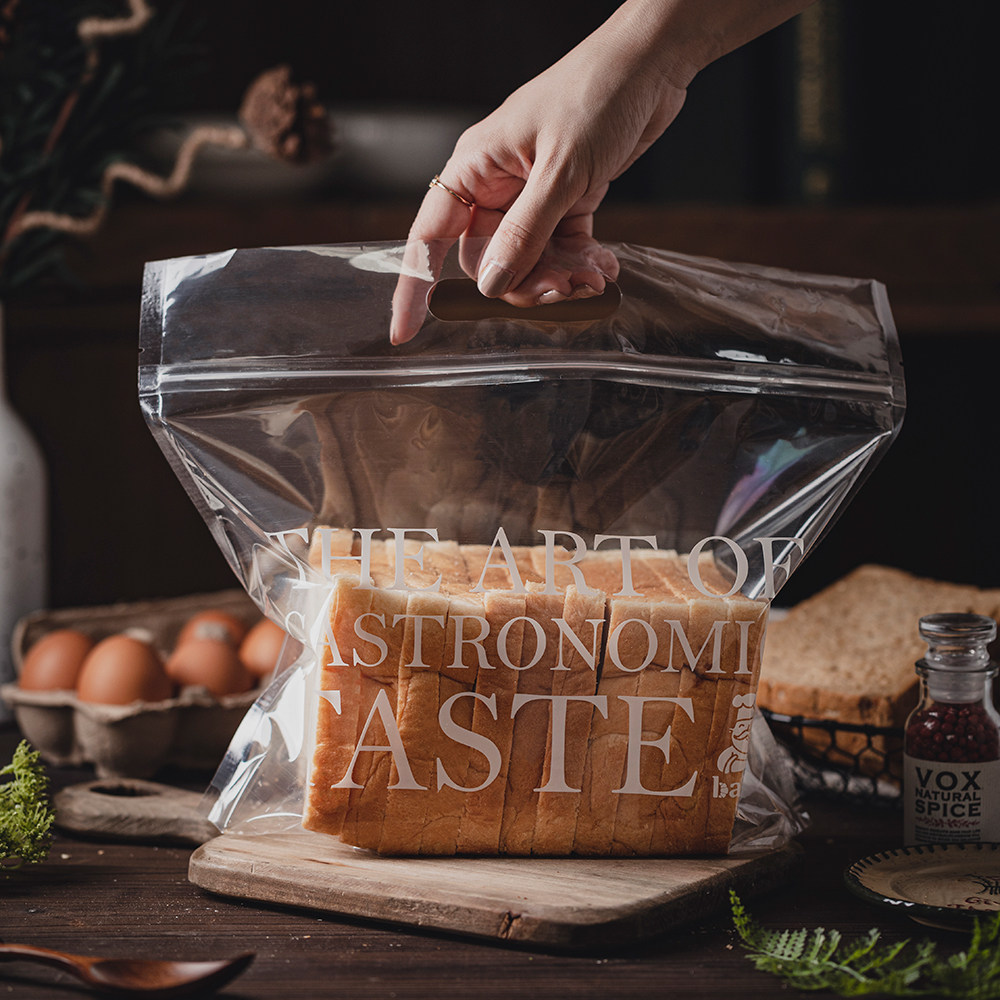 吐司土司包装袋面包袋烘焙袋子450克蛋糕自封密封袋手提生吐司袋,淘宝优惠券,粉丝福利购,淘宝优惠卷