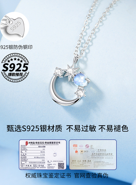 微汀纯银吊坠锁骨链简约气质礼物