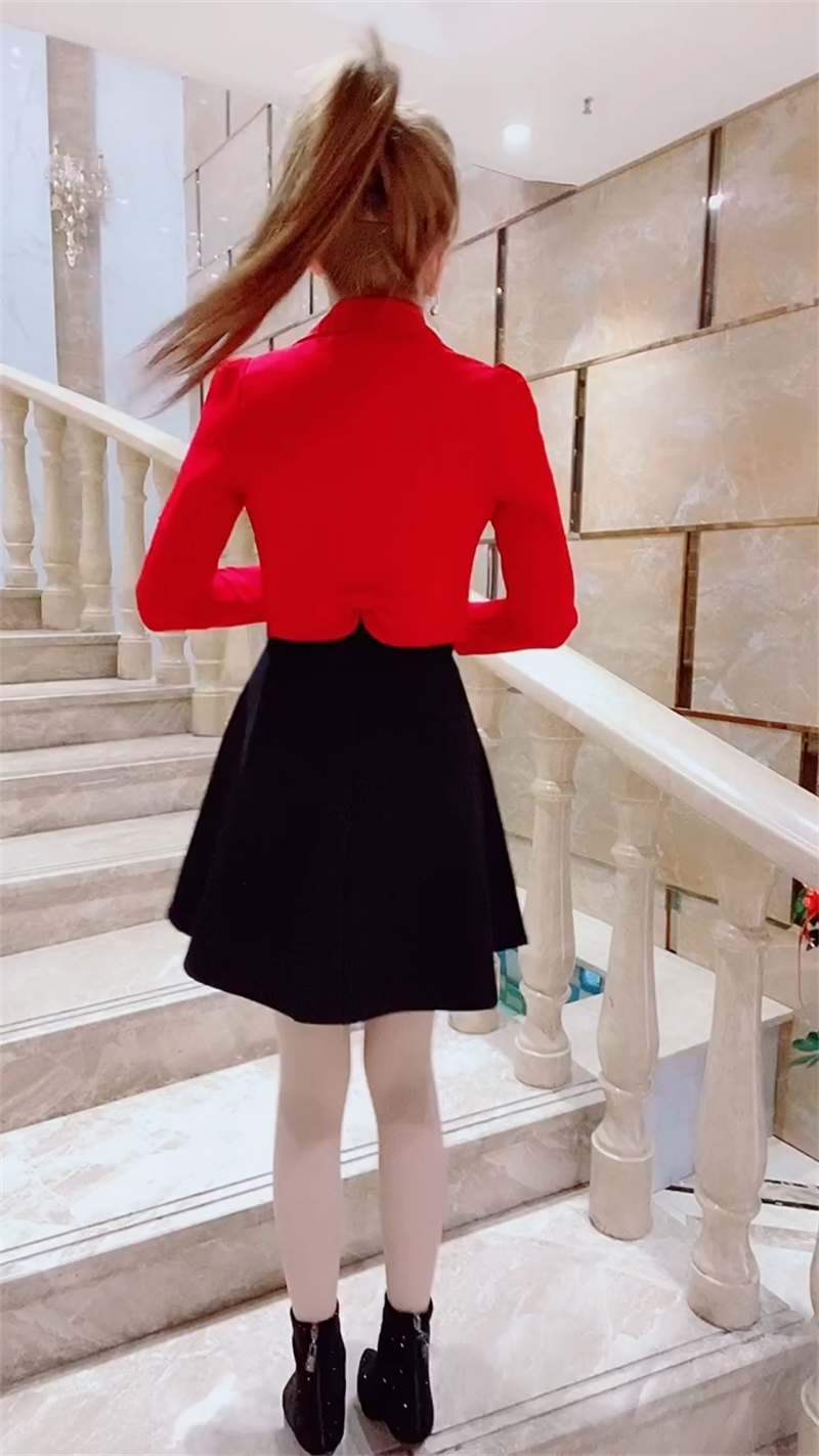 网红2022秋季新款设计感气质减龄小西装外套高腰连衣裙时尚套装女,淘宝优惠券,粉丝福利购,淘宝优惠卷