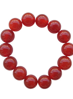 天然冰种玉髓手链男款招财纳福