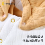 童泰 Стеганое удерживающее тепло детское демисезонное боди для раннего возраста для выхода на улицу, милая удерживающая тепло куртка, в западном стиле