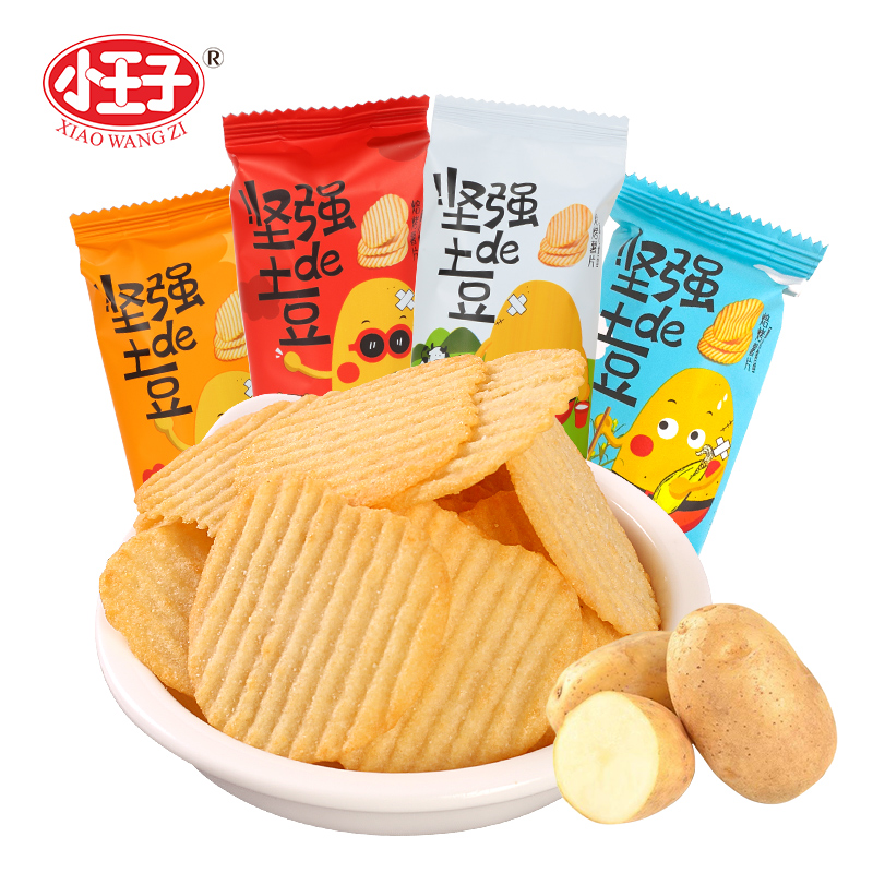 小王子焙烤薯片非油炸坚强的土豆膨化零食儿童办公室网红休闲零食