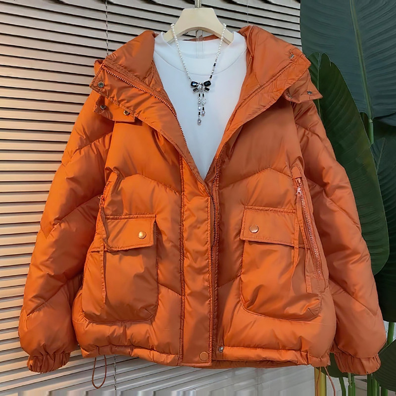 大兜连帽棉服女外套保暖上衣胖mm2025冬季新款宽松显瘦大码女装潮,淘宝优惠券,粉丝福利购,淘宝优惠卷