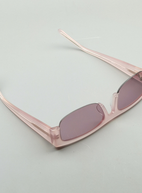 赵今麦同款半框墨镜女方圆脸素颜